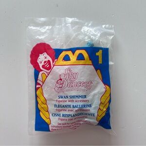 Vintage McDonald's Sky Dancers Swan Shimmer Toy 90’s Happy Meal Toy 1996 Sealed